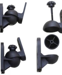 Coppia Staffe Speakers a Parete Universali Regolabili