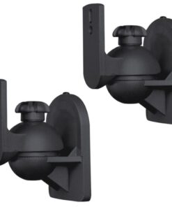 Coppia Staffe Speakers a Parete Universali Regolabili