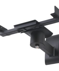 Coppia Staffe Speakers a Parete fino a 25kg Nero