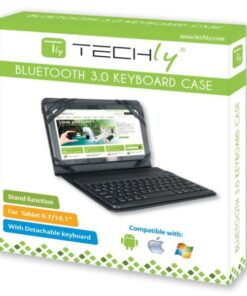 Custodia con Tastiera Bluetooth 3.0 Removibile per Tablet 9.7”/10.1”