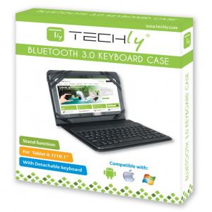 Custodia con Tastiera Bluetooth 3.0 Removibile per Tablet 9.7”/10.1”