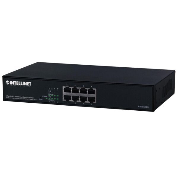 Desktop Web-Smart Switch 8 Porte PoE+