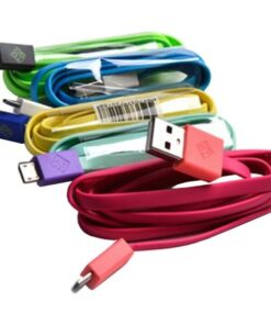 Espositore 48 Cavi Flat USB A / Micro USB B Multicolor