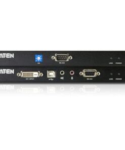Estensore KVM USB DVI Dual Link con Audio e RS-232 60m, CE602