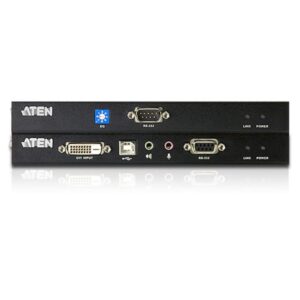 Estensore KVM USB DVI Dual Link con Audio e RS-232 60m, CE602