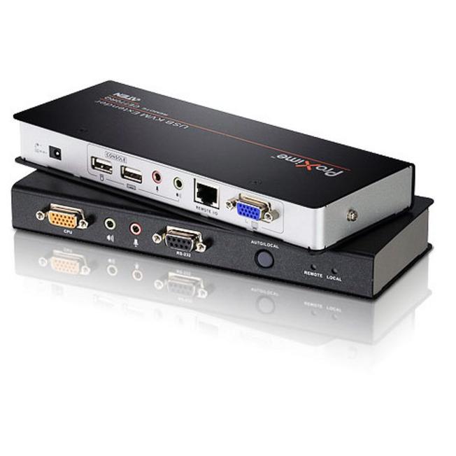 Estensore KVM USB VGA con audio, RS-232 e Deskew 300m, CE770