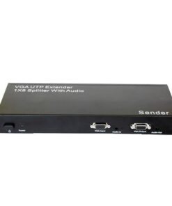 Extender/ Splitter Audio / Video 8 Porte su Cavo Cat5E 300 m