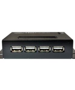 Extender USB su Cavo Cat.5/5e/6 fino a 50m con Hub 4 Porte, PoE