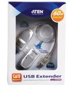 Extender USB su Cavo di Rete RJ45 Cat.5/5E/6 fino a 60m, UCE60