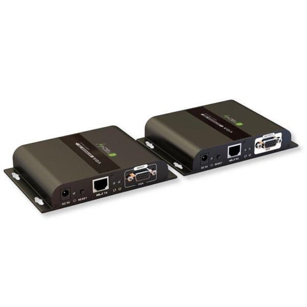 Extender VGA HDbitT con Audio su Cavo Cat.6 fino a 120m