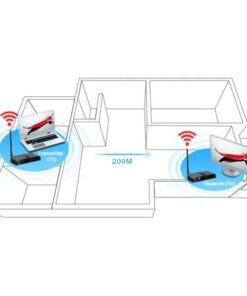Extender VGA HDbitT over IP Wireless con Audio fino a 200m