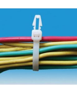 Fascette Fermacavi con Innesto Libero 200x4,8mm in Nylon 100pz Bianco