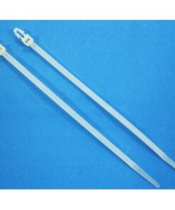 Fascette Fermacavi con Innesto Libero 200x4,8mm in Nylon 100pz Bianco