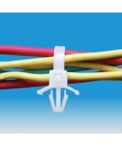 Fascette Fermacavi con Innesto Rapido 200x4,8mm in Nylon 100pz Bianco