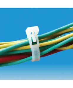 Fascette Fermacavi con Linguetta 300x7,6mm in Nylon 100pz Bianco