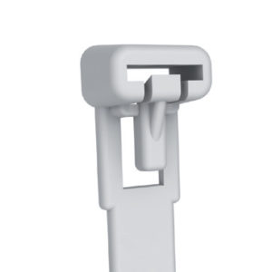 Fascette Fermacavi con Linguetta 300x7,6mm in Nylon 100pz Bianco