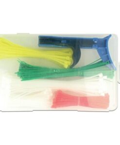 Fascette Fermacavo Colorate Kit da 350 pz con Utensile Tirafascette