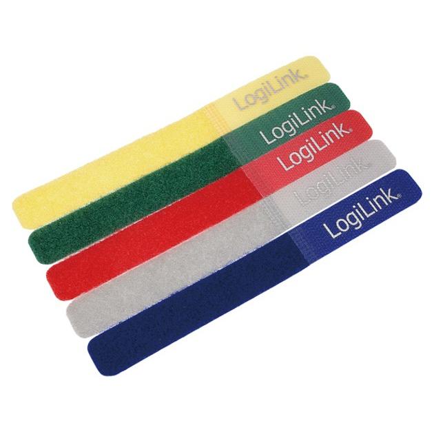 Fascette Fermacavo Colorate in Velcro Set da 5 pz