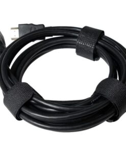 Fascette Fermacavo Nero in Velcro Set da 10 pz