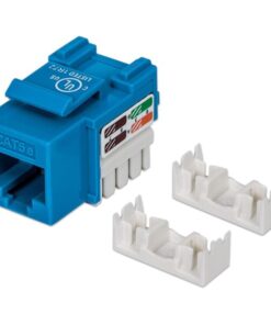 Frutto Keystone RJ45 C5E UTP Blu