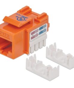 Frutto Keystone RJ45 Cat.6 UTP non schermato Arancione