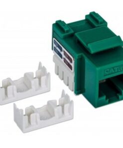Frutto Keystone RJ45 Cat.6 UTP non schermato Verde