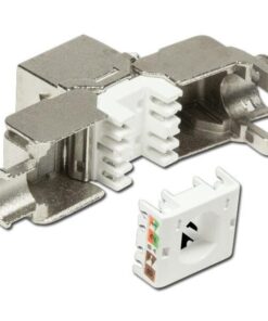 Frutto Keystone RJ45 Cat6A 10Gigabit STP 180° Tooless Slim