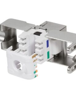 Frutto Keystone RJ45 Cat6A 10Gigabit STP 180° Toolless