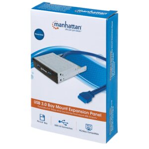Hub Interno 2 Porte USB 3.0 in Metallo su Alloggiamento 3.5''