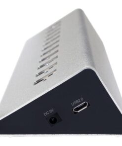 Hub USB 11 Porte in Alluminio con Ricarica Veloce