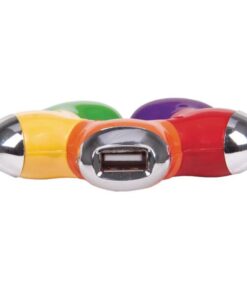 Hub USB 2.0 4 porte a snodo colorato
