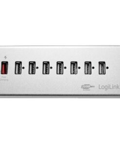 Hub USB 8 Porte in Alluminio con Ricarica Veloce