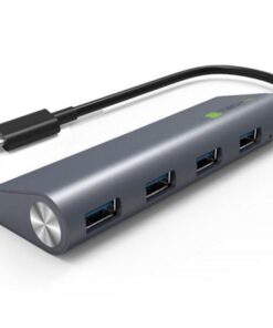 Hub USB-C 3.1 Gen1 SuperSpeed 4 Porte, Alluminio