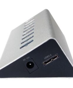 Hub USB3.0 8 Porte in Alluminio con Ricarica Veloce