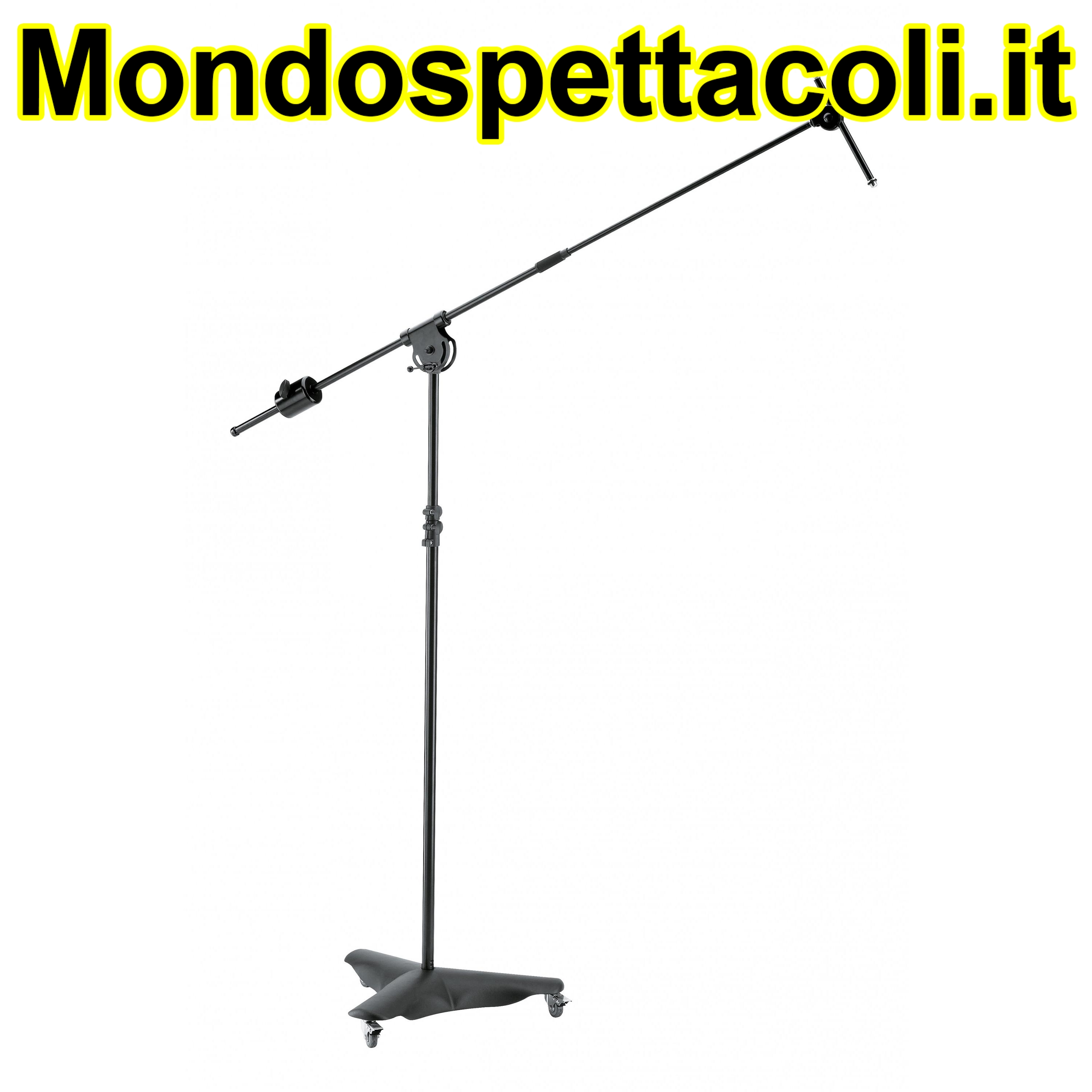 K&M black Overhead microphone stand 21430-500-55