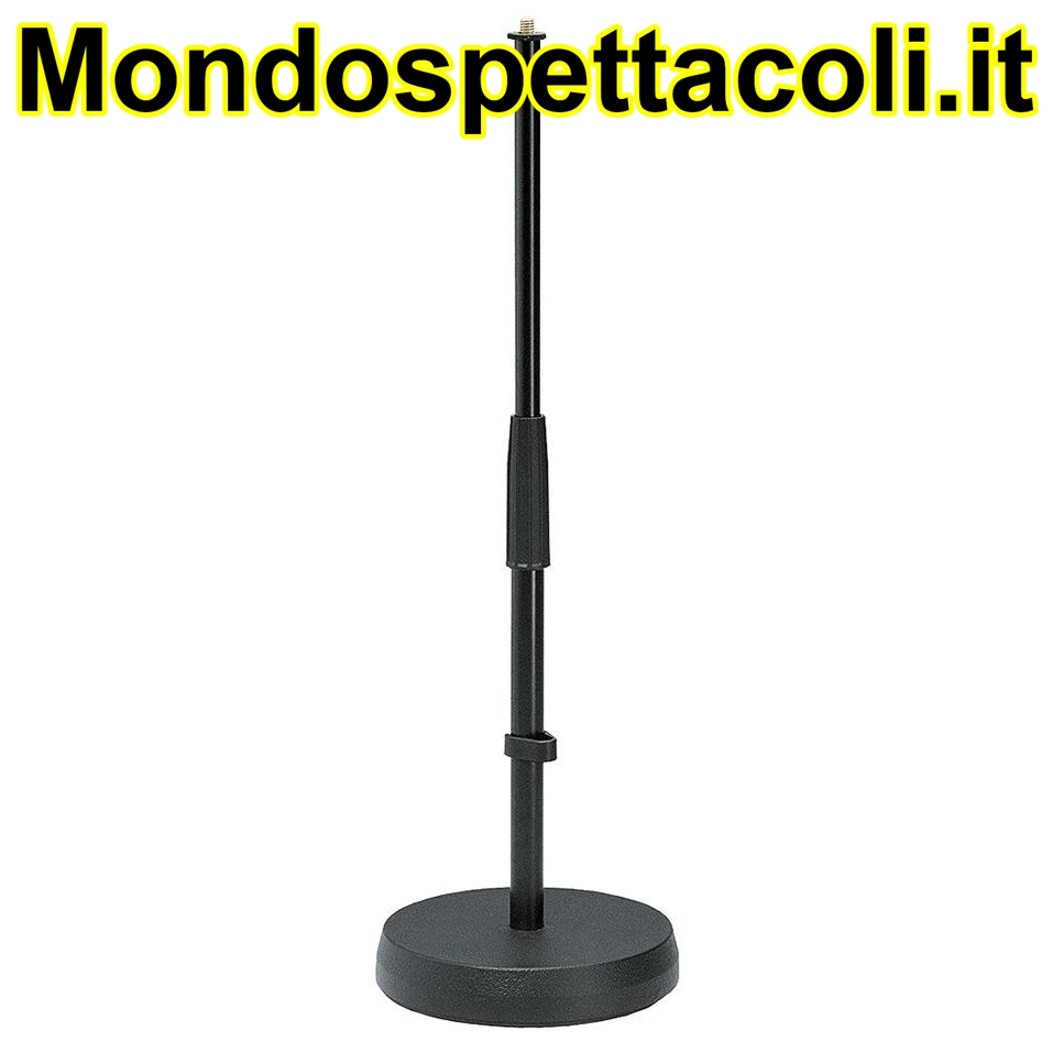 K&M black Table- /Floor microphone stand 23300-300-55