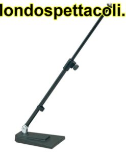 K&M black Table- /Floor microphone stand 23400-300-55