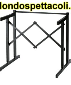 K&M black Table-style keyboard stand 18880-000-55