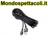 K&M black USB cable 85628-000-55
