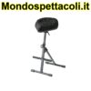 K&M black fabric Pneumatic stool 14046-000-55