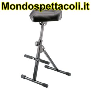 K&M black imitation leather Stool 14045-000-55