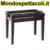 K&M black matt finish Piano bench - wooden-frame 13700-000-20