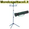 K&M blue Music stand in carrying case 10010-040-54