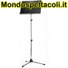 K&M chrome stand, black wooden desk Orchestra music stand 11842-000-02