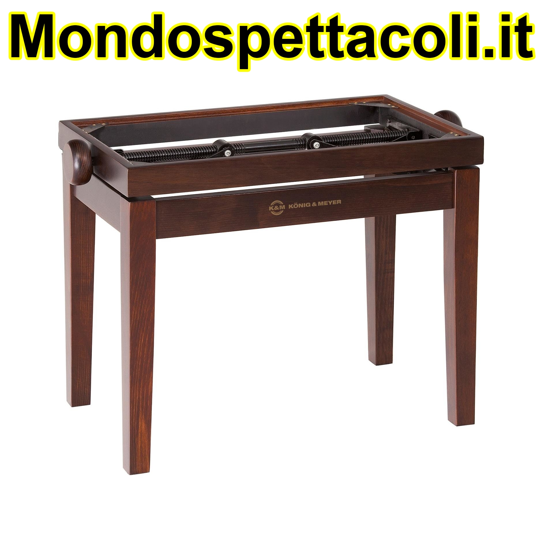 K&M rosewood matt finish Piano bench - wooden-frame 13720-000-24