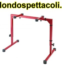 K&M ruby red Table-style keyboard stand Omega 18810-015-91