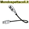 K&M silver 2 LED USB light Mighty Bright 85682-000-63
