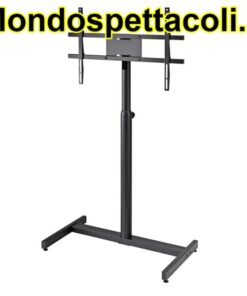 K&M structured black Screen/Monitor stand 26783-000-56