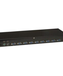KVM Switch 8 porte combo USB + PS/2, OSD