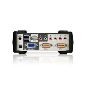KVM VGA audio Switch 2 porte USB/PS2 OSD, CS1732B